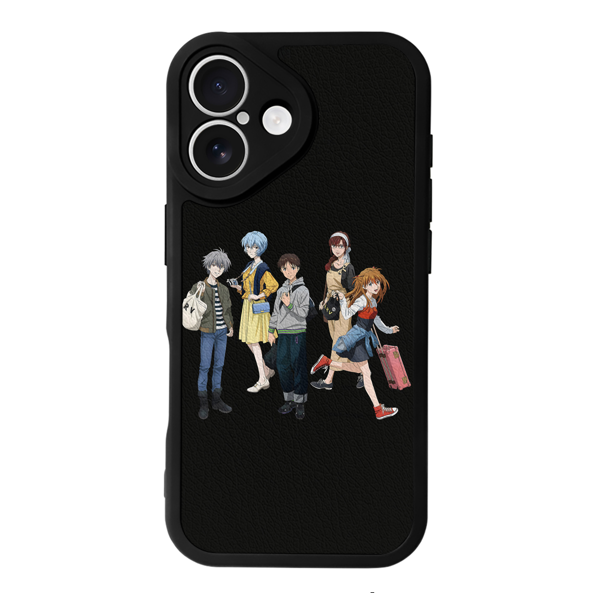 （画像用） EVA 新世紀エヴァンゲリオン 【iPhone 16シリーズ対応】シリコンスマホケース（レザー調） 材質：シリコン